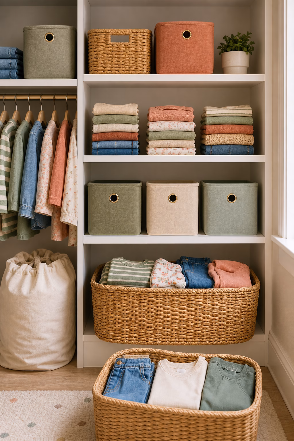 Rotate Outgrown Clothes Monthly