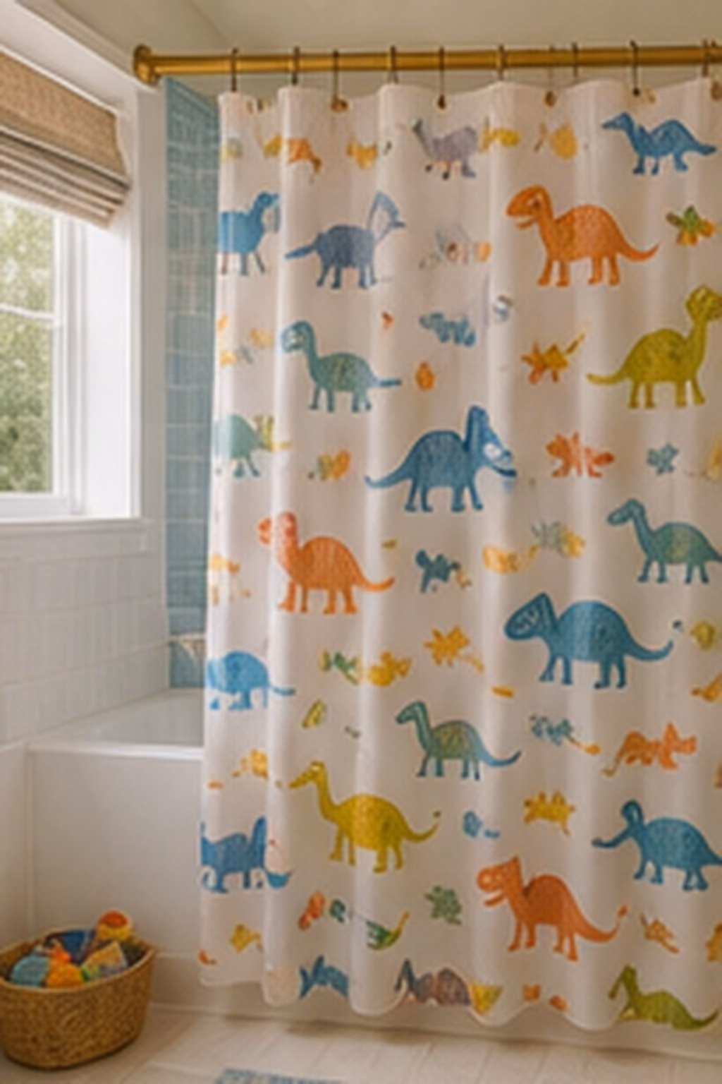 Bathroom remodel idea: use hooks where bars will not fit in a realistic modern bathroom.