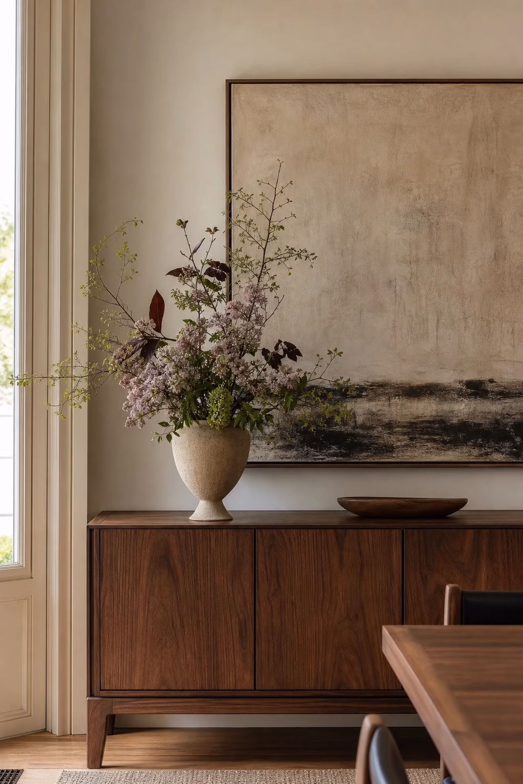 vases with floral designs