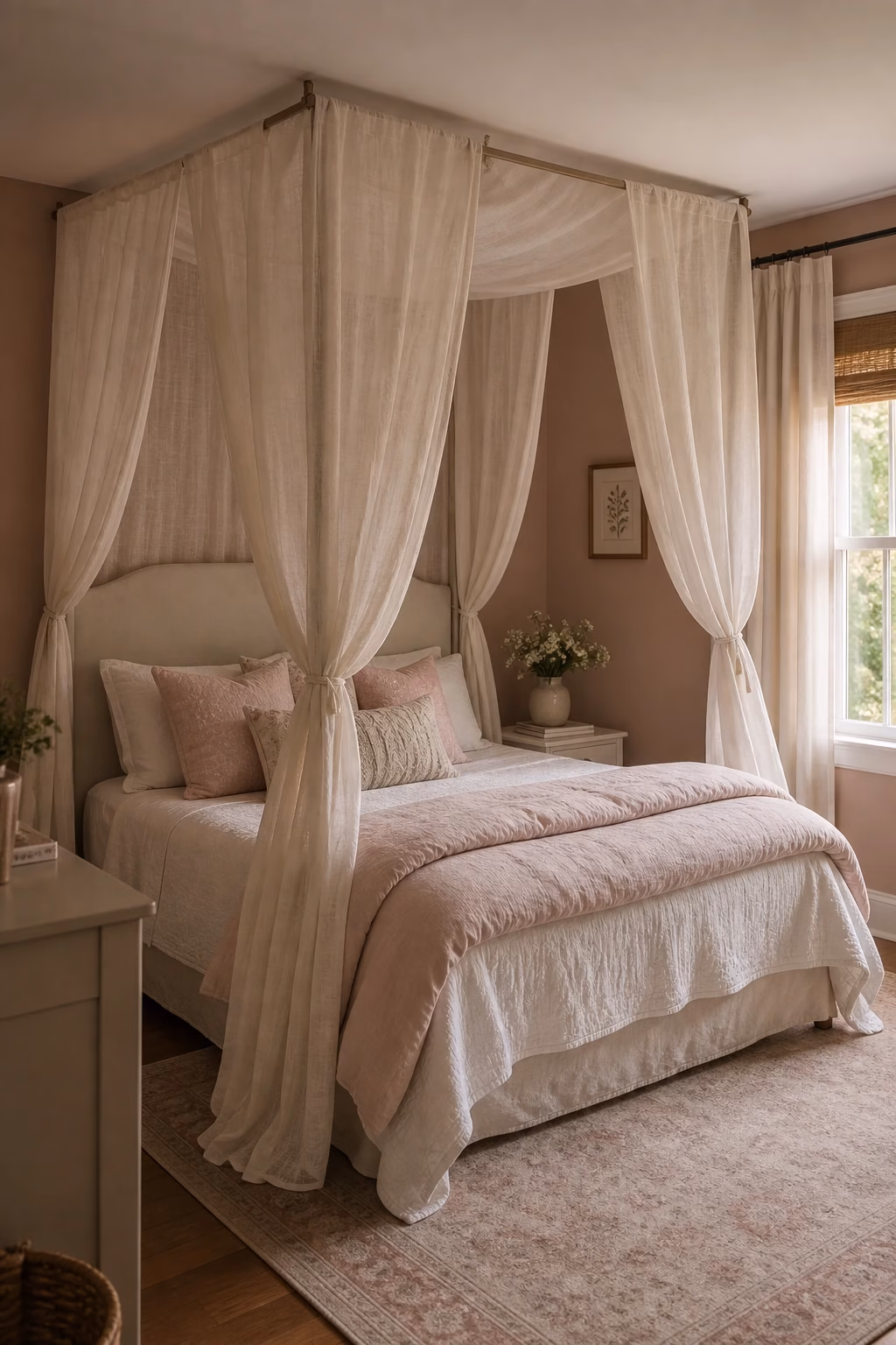 coordinated decorative bed linens